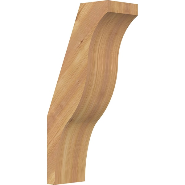 Ekena Millwork 5 1/2"W x 10"D x 22"H Funston Smooth Knee Brace, Western Red Cedar BRC06X10X22FST00SWR - main